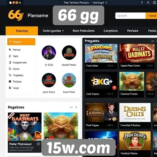 Mudanças na interface do usuário do site 66 gg